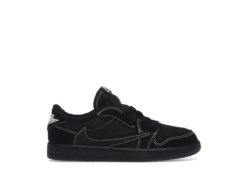 Jordan Kid's 1 Retro Low OG SP Travis Scott Black Phantom