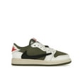 thumbnail image 1 of Jordan Kid's 1 Retro Low OG SP Travis Scott Medium Olive Basketball Shoes, from StockX, 1 of 5