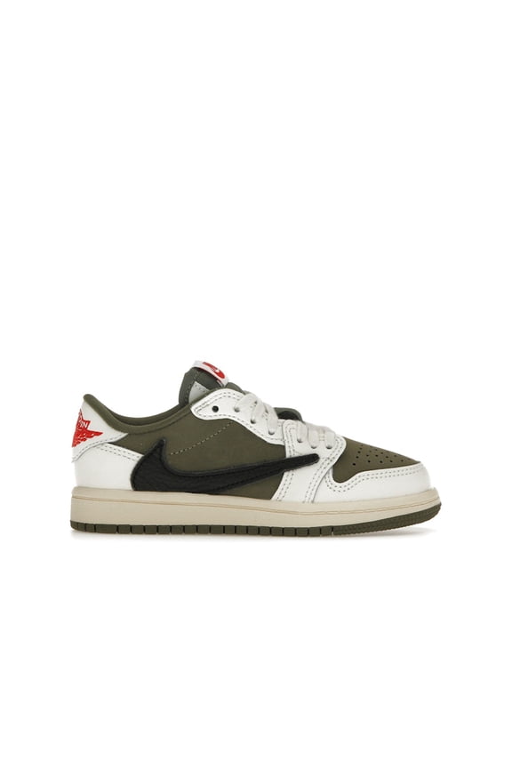Kid's 1 Retro Low OG SP Travis Scott Medium Olive Basketball Shoes, from StockX