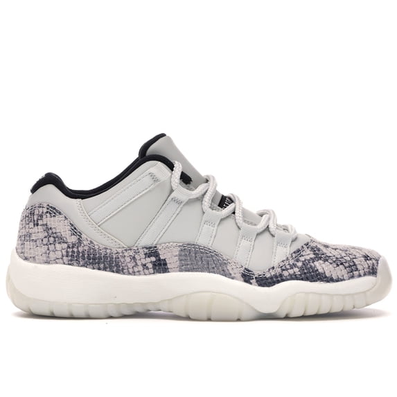 Jordan Kid's 11 Retro Low Snake Light Bone Shoes, from StockX