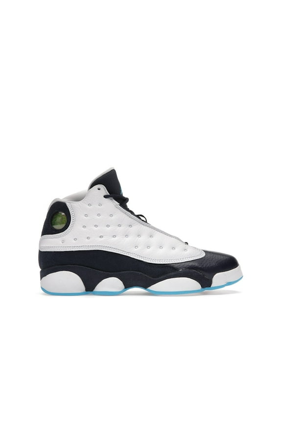 Kid's 13 Retro White Obsidian Powder Blue Shoes, from StockX