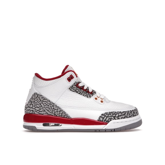 Jordan Kid's 3 Retro Cardinal Basketball Shoes, from StockX