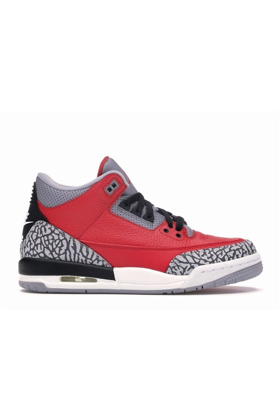 Kid's 3 Retro SE Fire Red Shoes, from StockX