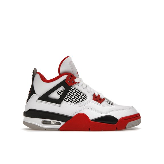 Jordan Kid's 4 Retro Fire Red (2020) Basketball Shoes, from StockX
