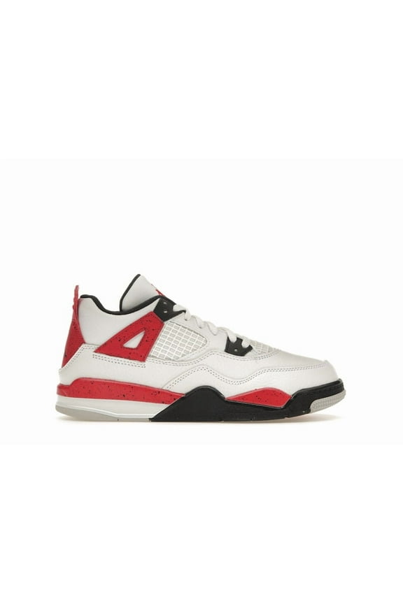 Kid's 4 Retro Red Cement Basketball Shoes, from StockX