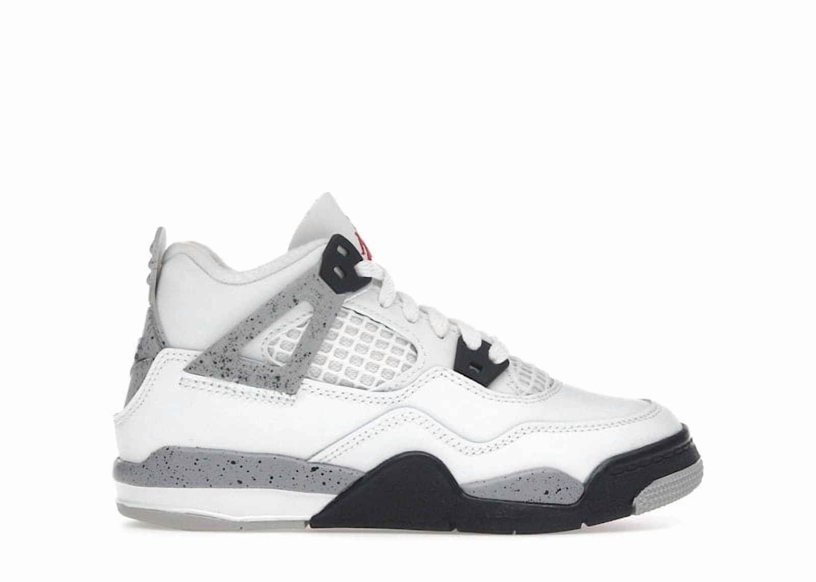 Jordan Kid's 4 Retro White Thunder Basketball Shoes, from