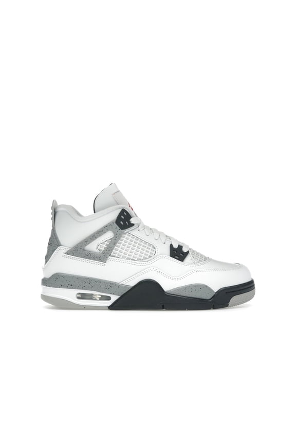 Kid's 4 Retro White Cement (2025) Basketball Shoes, from StockX