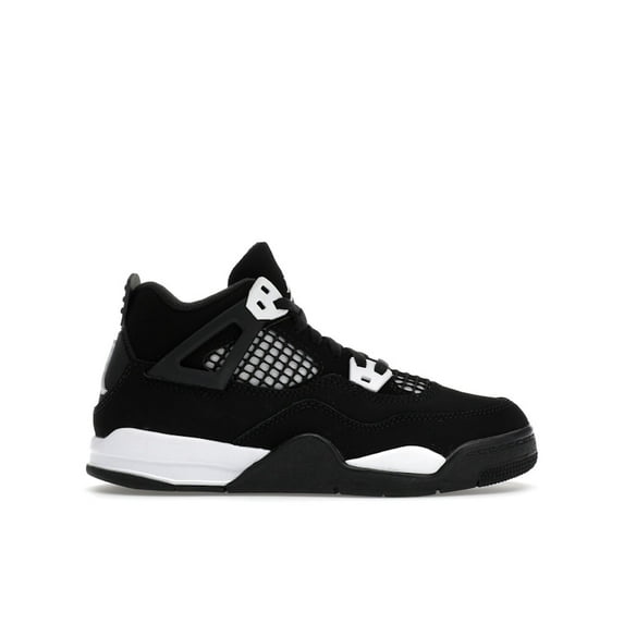 Jordan Kid's 4 Retro White Thunder Basketball Shoes, from StockX