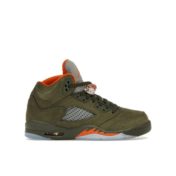 Jordan Kid's 5 Retro Olive (2024) Basketball Shoes, from StockX
