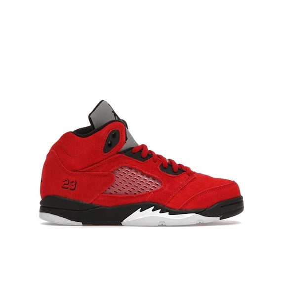 Jordan Kid's 5 Retro Raging Bull Red (2021) Shoes, from StockX