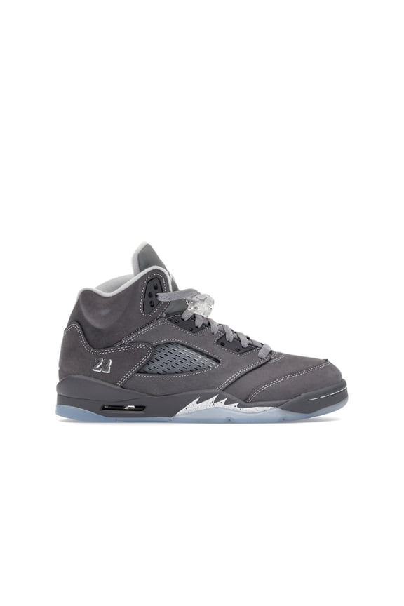 Kid's 5 Retro Wolf Grey (2026) Shoes, from StockX