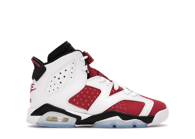 Jordan Kid's 6 Retro Carmine (2021) Basketball Shoes, from StockX