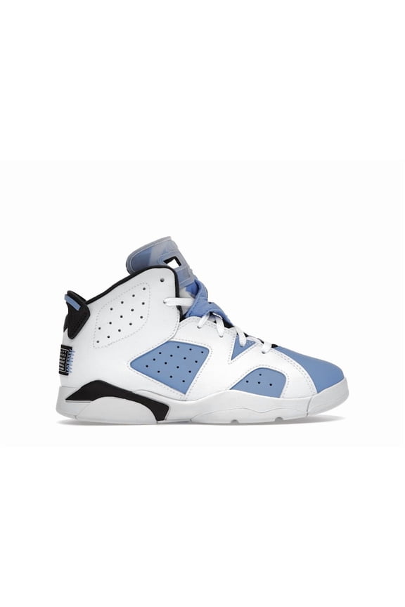 Kid's 6 Retro UNC White Shoes, from StockX
