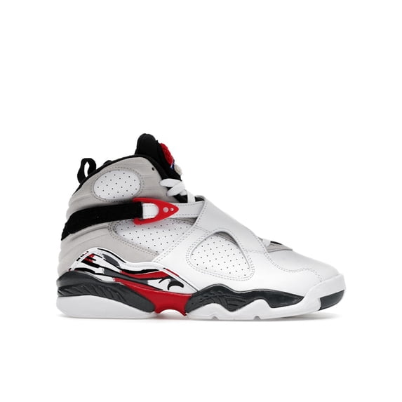Jordan Kid's 8 Retro White True Red (2025) Shoes, from StockX