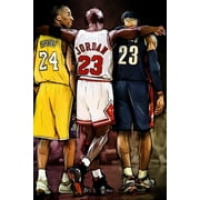 Jordan, Kobe, Lebron Poster Print (24 x 36)