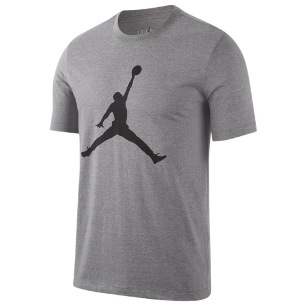 Jordan Men's M Grey T-Shirt Clothes Short Sleeve Jumpman