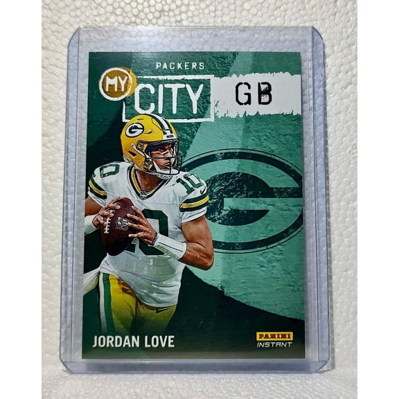 Jordan Love 2023 Panini NFL #23 My City Football Card Green Bay Packers 1/344