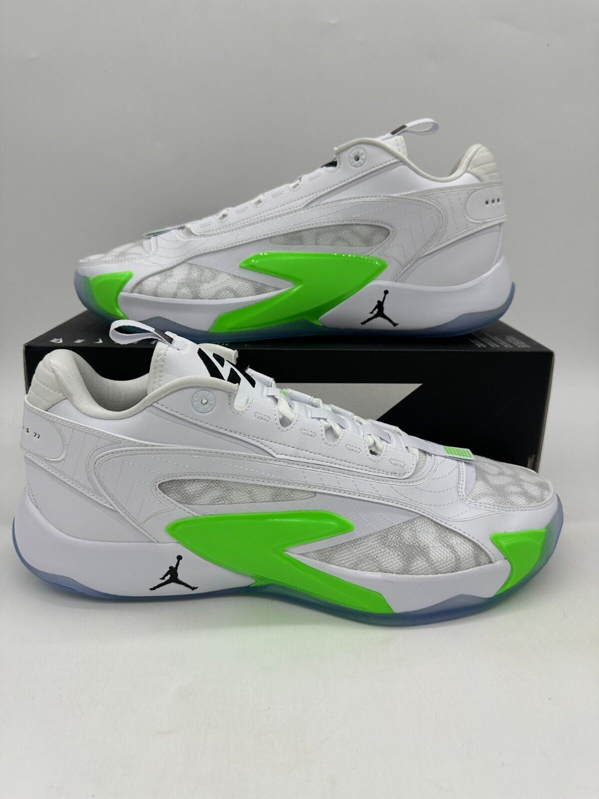 Jordan Luka 2 Men's Size 12 White Neon Iced Sole Basketball Shoes