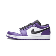 Jordan MENS Air Jordan 1 Low "Court Purple" 553558 500 from Stadium Goods