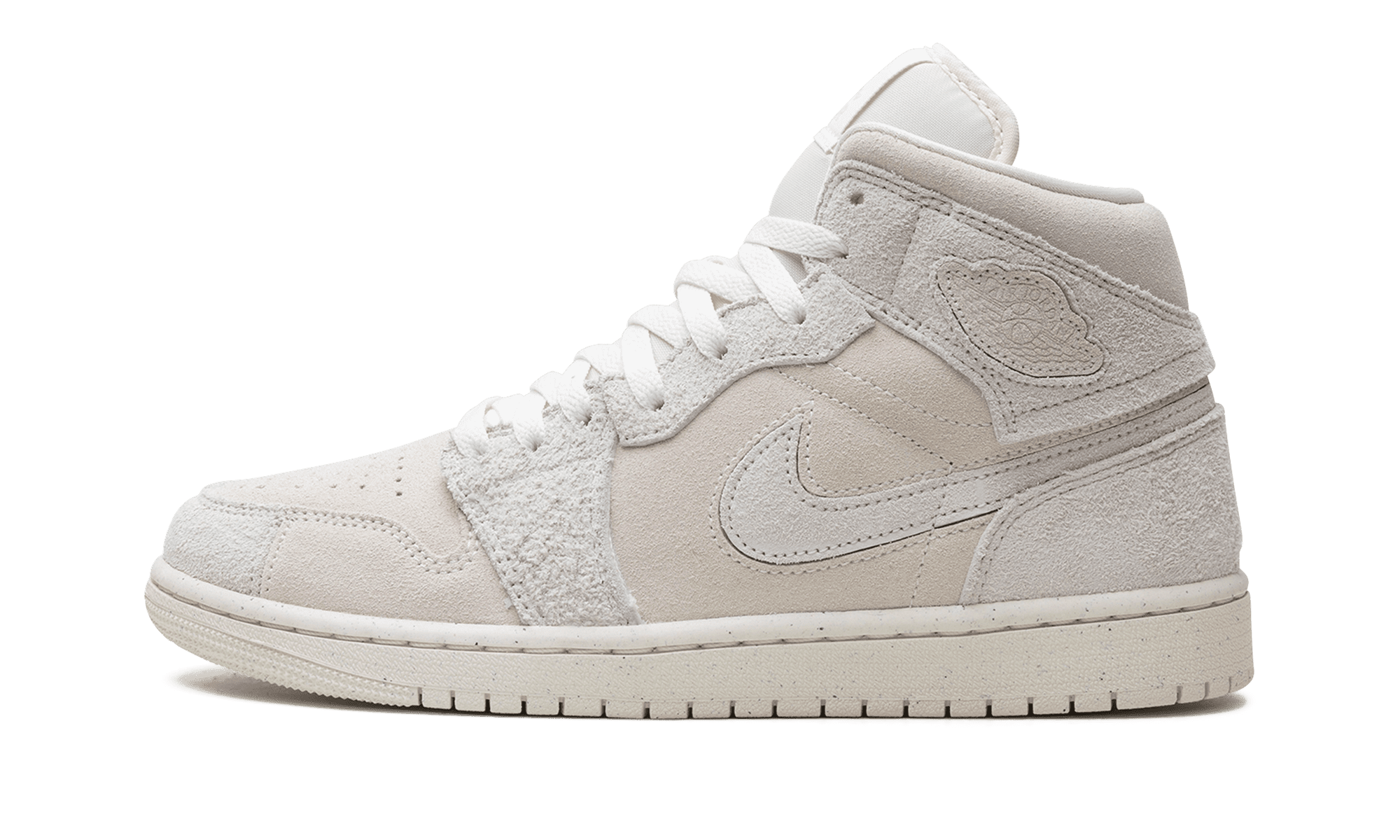 Nike Air Jordan 1‎ Mid SE Craft Pale Ivory Sail FQ3224-100 Mens Size 10 Nike Air Jordan 1 Mid SE Craft Shoes  main image 3