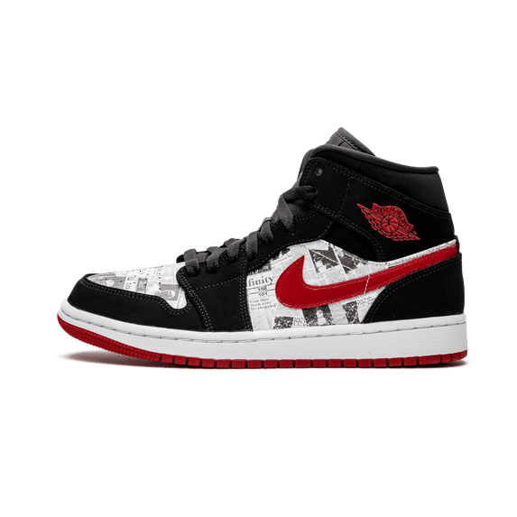 Jordan MENS Air Jordan 1 Mid SE "Newspaper Air Times" 852542 061 from Stadium Goods