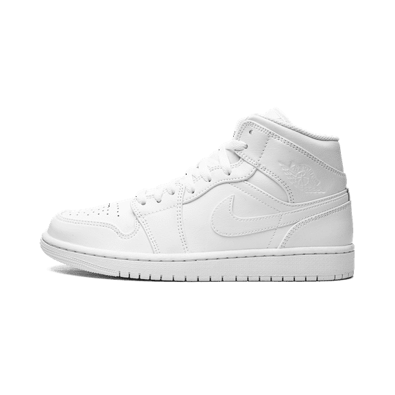 Jordan MENS Air Jordan 1 Mid "Triple White" 554724 136 from Stadium Goods