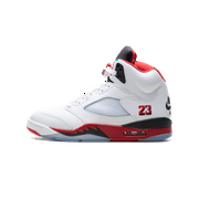MENS Air Jordan 5 "Fire Red - Black Tongue (2025)" HQ7978 101 from Stadium Goods