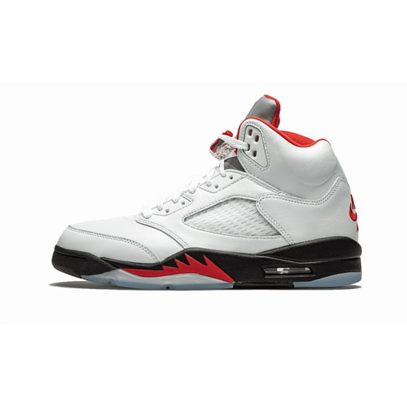 Jordan MENS Air Jordan 5 Retro "Fire Red Silver Tongue 2020" DA1911 102 from Stadium Goods