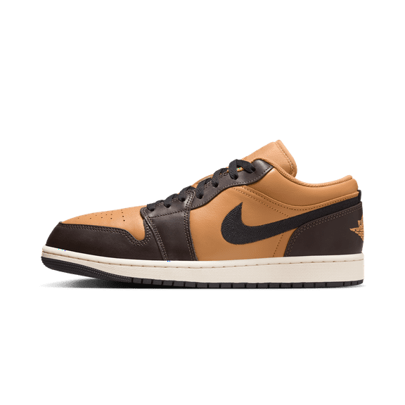 Jordan MENS Jordan 1 Low SE "Flax Baroque Brown" HQ3603 201 from Stadium Goods