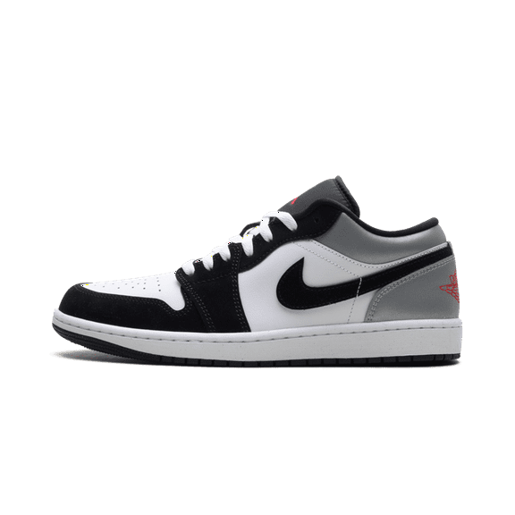 Jordan MENS Jordan 1 Low SE "White Fire Red Black Matte Silver" HF3148 106 from Stadium Goods