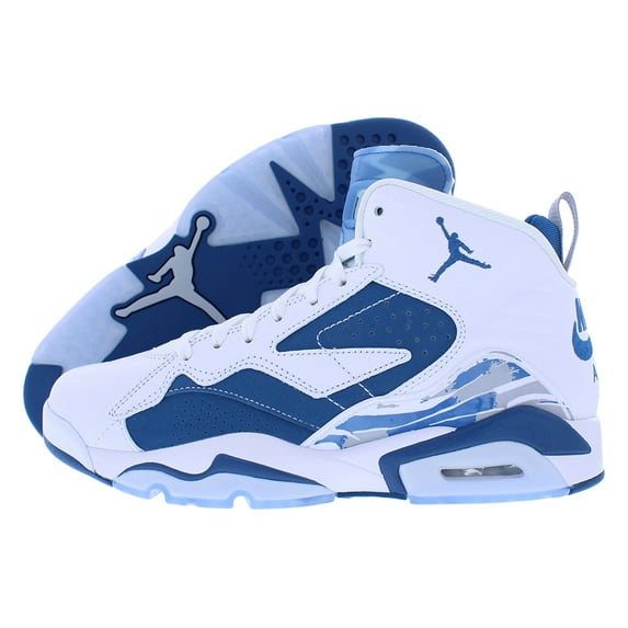 Jordan MVP - Men's (DZ4475-101, White/Blue/Grey) Size 9.5