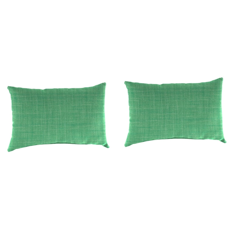 Jordan Manufacturing Veranda Outdoor Toss Pillows, Kiwi, 12 Jordan Manufacturing Veranda Outdoor Toss Pillows, Kiwi, 12