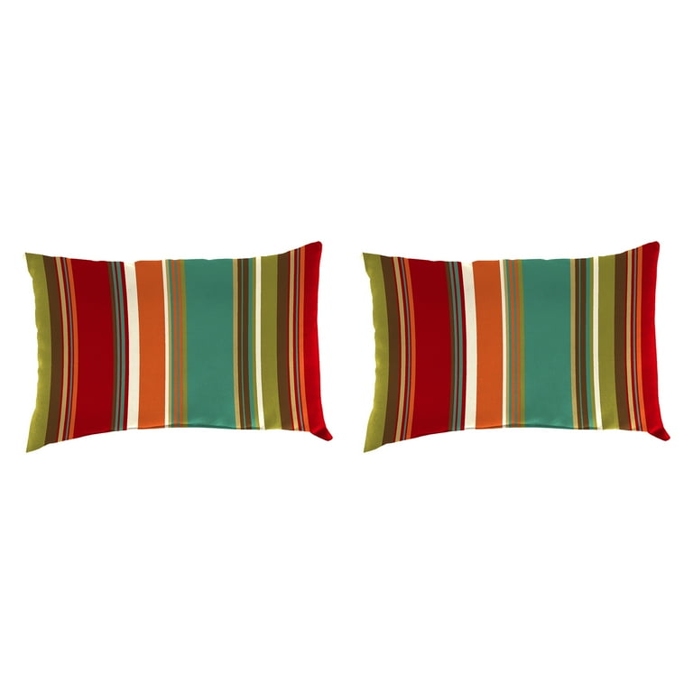 Jordan Manufacturing Outdoor Toss Pillows, Shadow Pursuit Stripe, 12 Jordan Manufacturing Outdoor Toss Pillows, Shadow Pursuit Stripe, 12