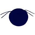 thumbnail image 1 of Jordan Manufacturing 16" Midnight Navy Solid Round Outdoor Bistro Chair Seat Cushion with Ties, 1 of 9