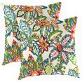 thumbnail image 1 of Jordan Manufacturing 16" x 16" Copeland Fiesta Multicolor Floral Square Outdoor Throw Pillow (2 Pack), 1 of 10