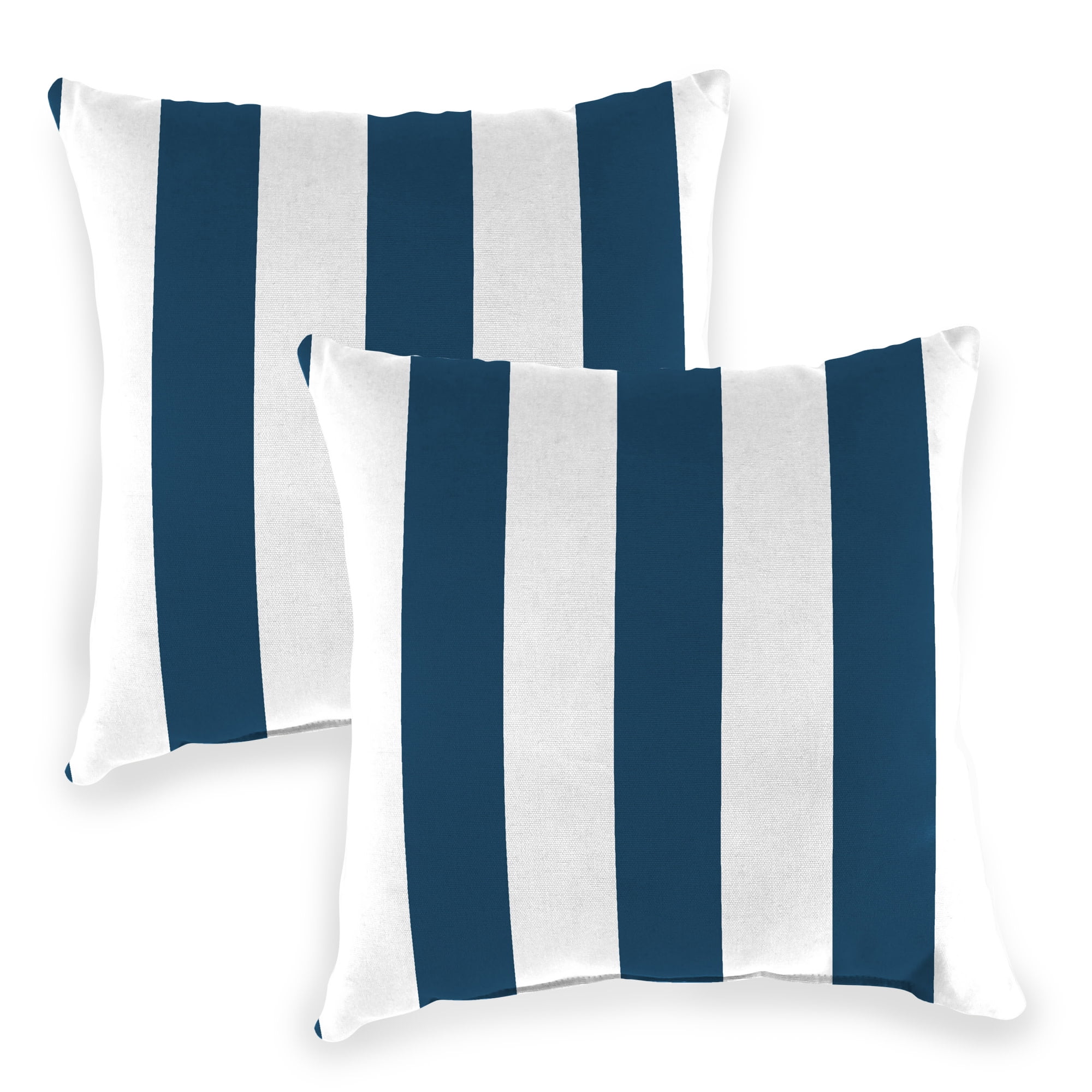 Jordan Manufacturing 16" x 16" Square Outdoor Throw Pillow (2 Pack)