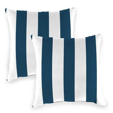 Jordan Manufacturing 16" x 16" Square Outdoor Throw Pillow (2 Pack)