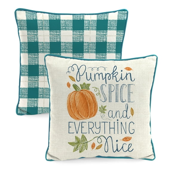 Jordan Manufacturing 16" x 16" Square Outdoor Throw Pillow with Welt