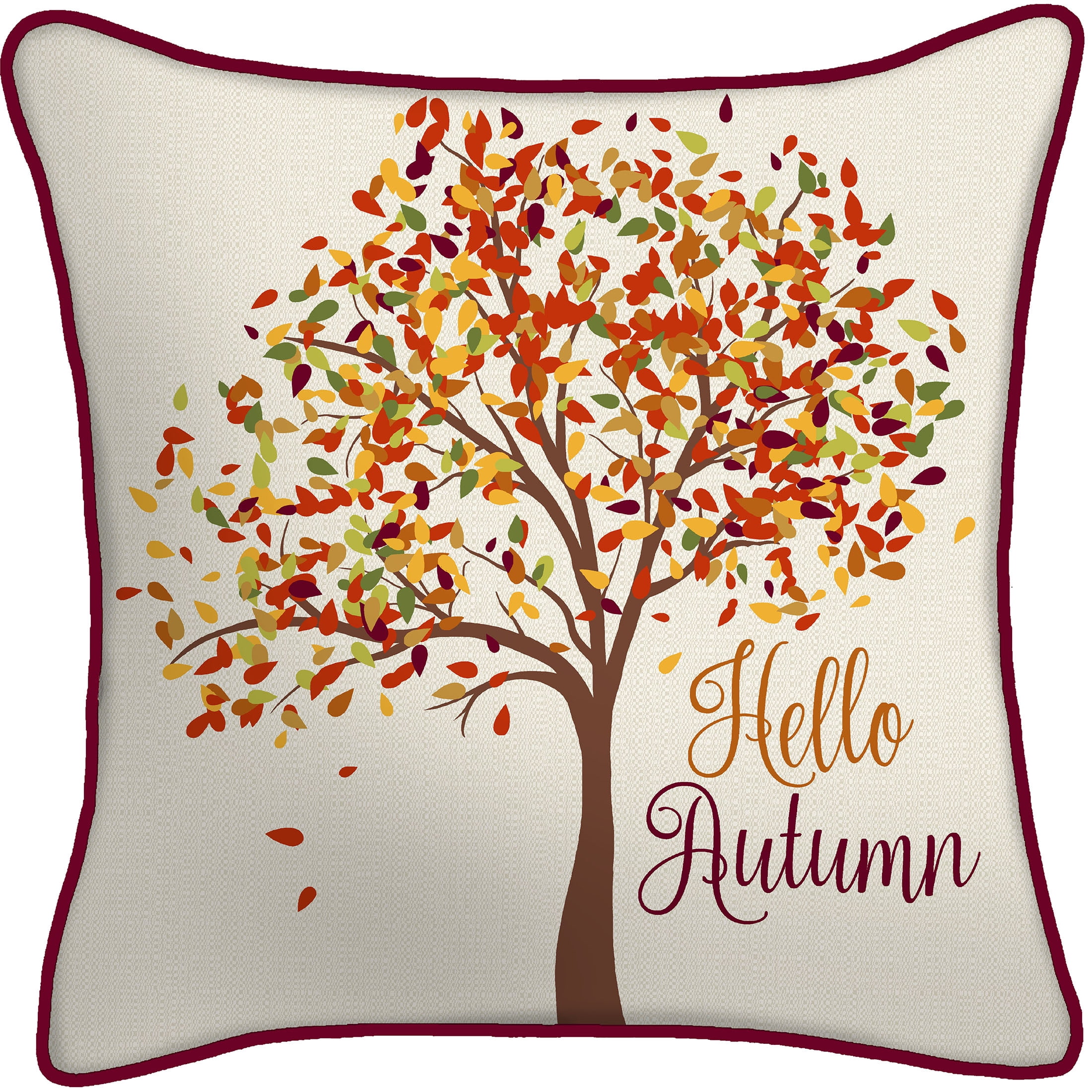 Jordan Manufacturing 16" x 16" Square Outdoor Throw Pillow with Welt