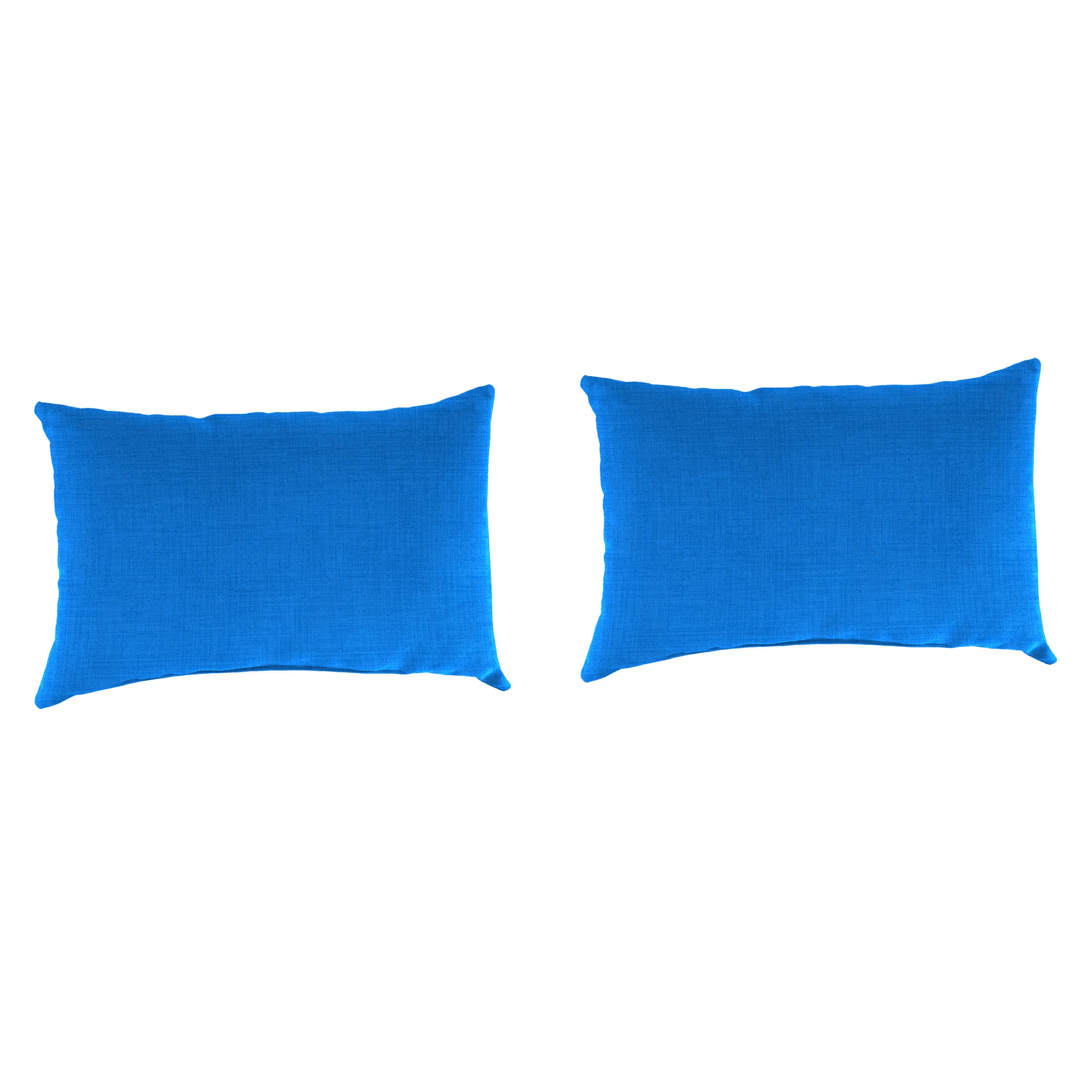 Celosia Princess Blue Rectangular Outdoor Lumbar Pillow Set