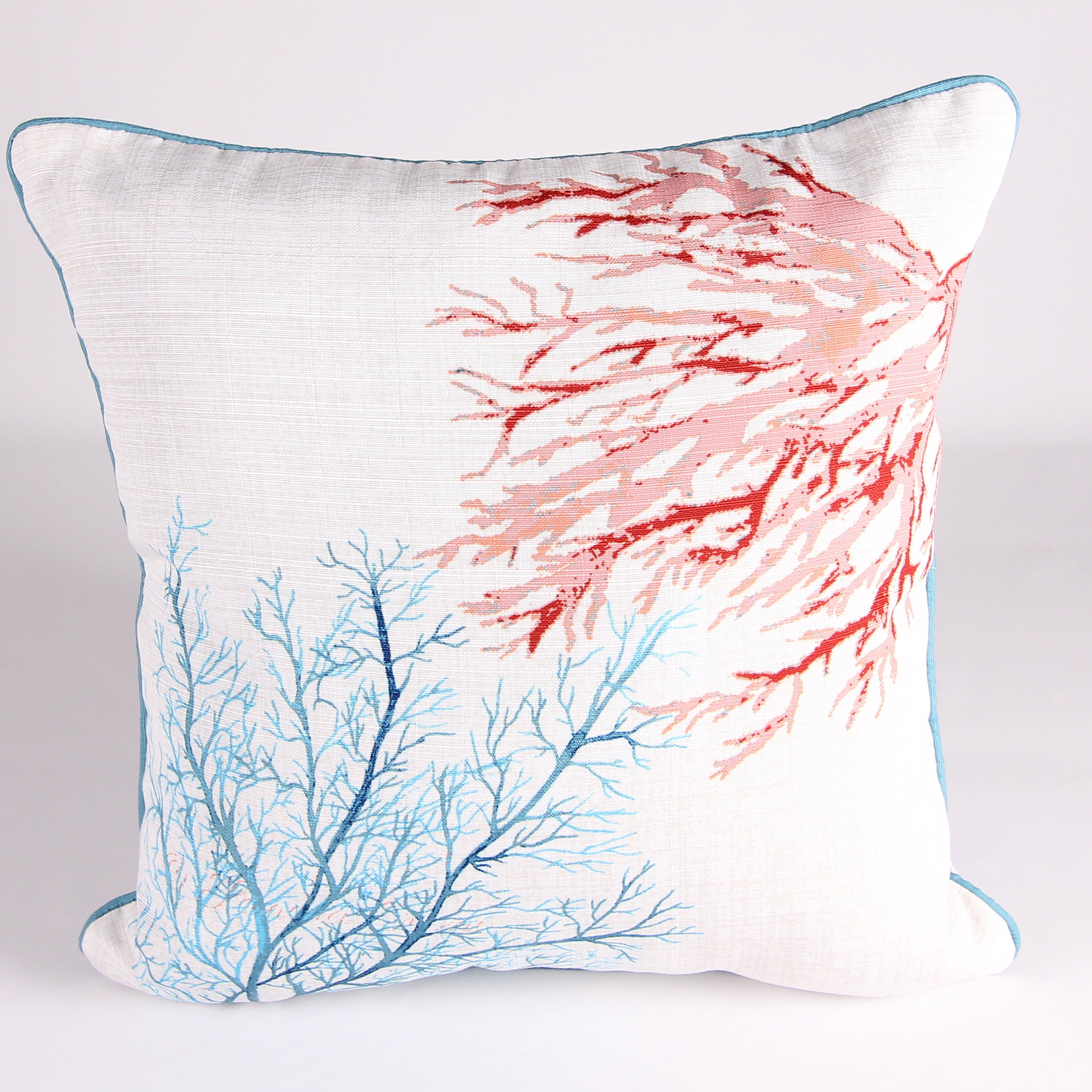 Square Aqua Blue Watercolor Dragonfly Decorative Throw Pillow Cover Square Aqua Blue Watercolor Dragonfly Decorative Throw Pillow Cover