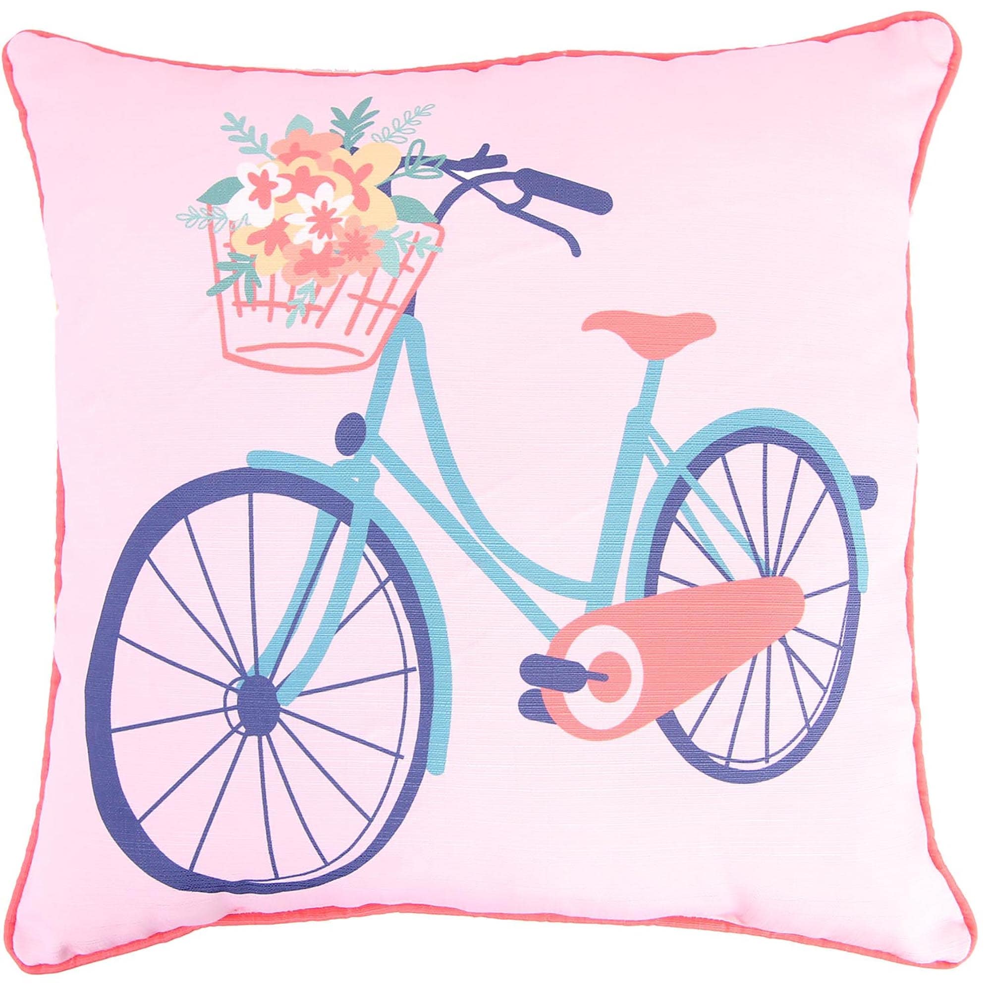 Jordan Manufacturing 18" x 18" Indoor Throw Pillow Pink