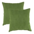 thumbnail image 1 of Jordan Manufacturing 18" x 18" Olive Solid Square Outdoor Throw Pillow (2 Pack), 1 of 9