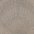 thumbnail image 1 of Jordan Manufacturing 18" x 18" Tan Seashell Nautical Square Reversible Decorative Throw Pillow with Bead Accent, 1 of 5