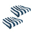thumbnail image 1 of Jordan Manufacturing 19" x 19" Square Tufted Contoured Outdoor Wicker Seat Cushion (2 Pack), 1 of 11