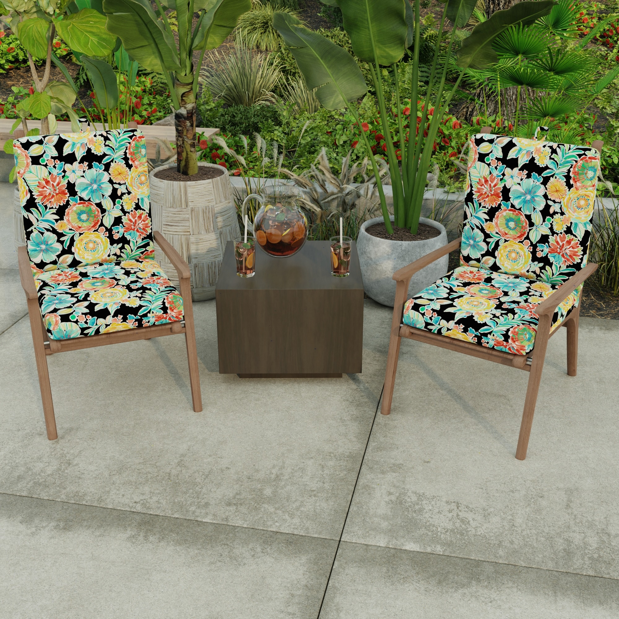 Mainstays Outdoor Patio Sling Chair Cushion, Multiple Patterns