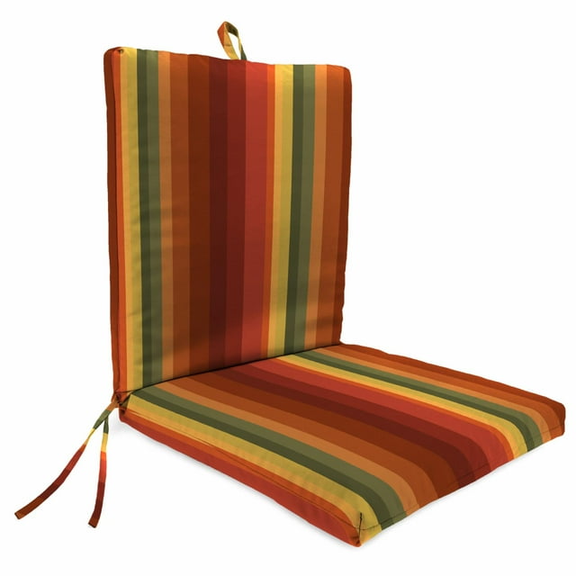 Jordan Manufacturing 21 x 44 in. Rectangular Outdoor Chair Cushion with ...