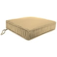 thumbnail image 1 of Jordan Manufacturing 22.5" x 22.5" Square Outdoor Deep Seat Cushion with Ties and Welt, 1 of 12