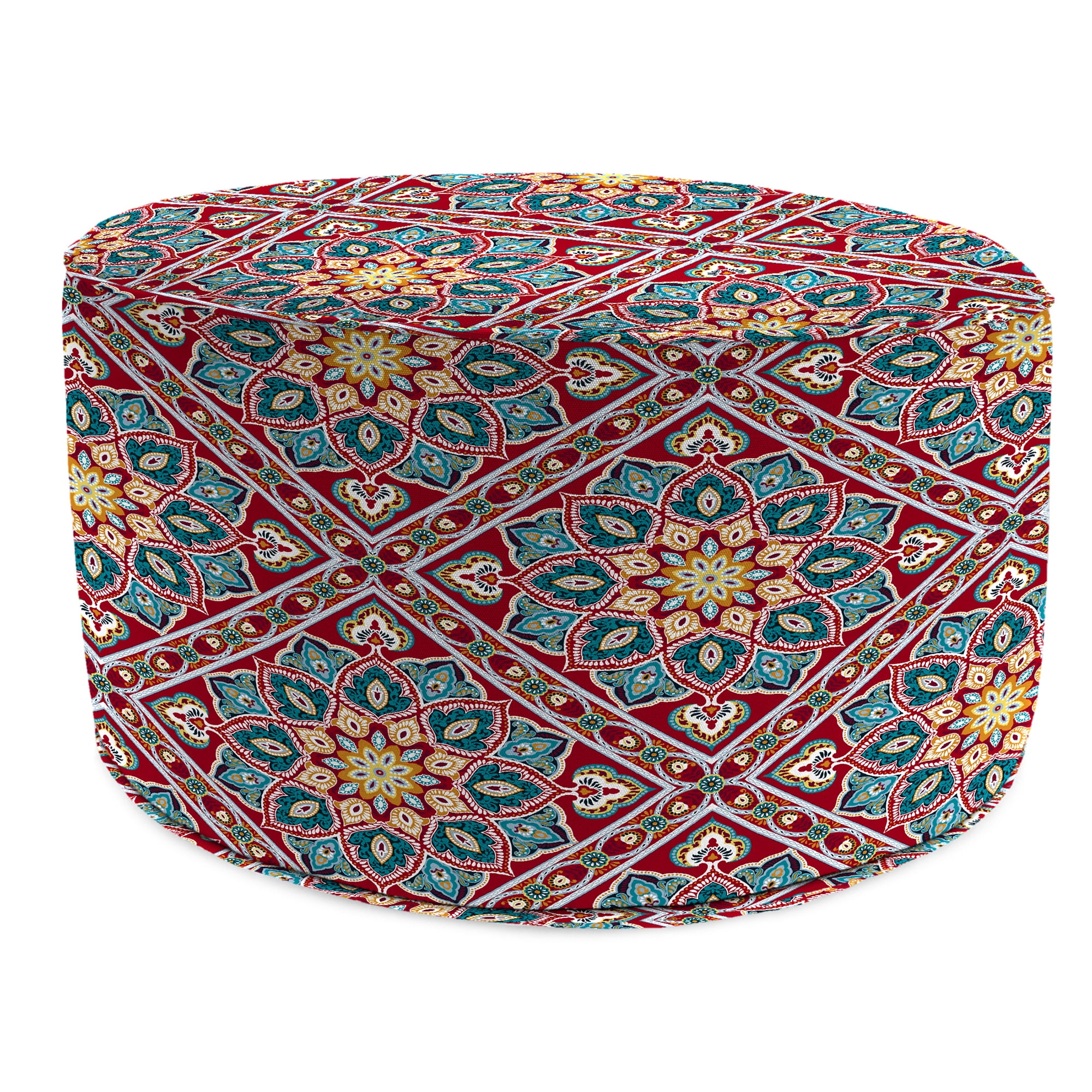Jordan Manufacturing 24" Medlo Sonoma Multicolor Medallion Round ...