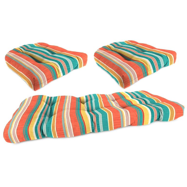 Jordan manufacturing 3 piece wicker cushion set deals